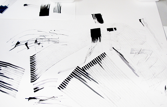 Résidence Papier/Machine : Test des nouveaux outils d'écriture au fablab plateforme C à Nantes. © Florence Boudet